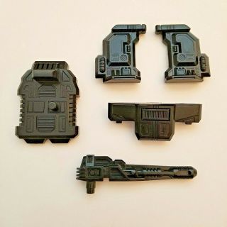 Vintage G1 Transformers Parts: Hot Spot Defensor Parts Gun Foot Chest Shield
