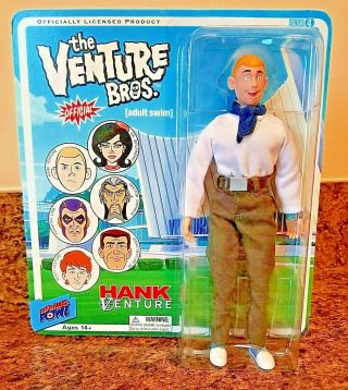 Hank Venture - The Venture Bros.  - Bif Bang Pow 8 " Mego Style Figure (2011)