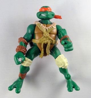 2005 Tmnt Teenage Mutant Ninja Turtles Paleo Patrol Mike 4 In Act Fig 1