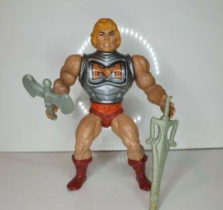 Vintage Motu,  Masters Of The Universe,  Battle Armour He - Man,  Complete,  Taiwan 1981,