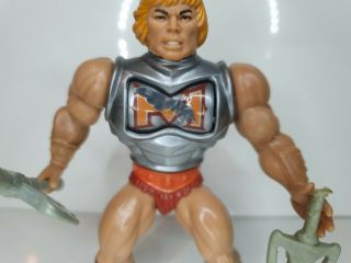 Vintage Motu,  Masters Of The Universe,  Battle Armour He - Man,  Complete,  Taiwan 1981, 3
