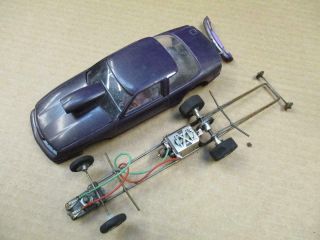 Vintage Ford Probe Drag Racing Slot Car Scratch Built