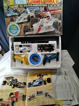 Vintage Scalextric Grand Prix 8 Boxed Set F1 Racing Cars Purchased In England