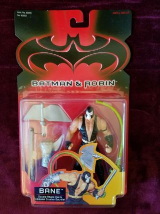 1997 Batman & Robin " Bane " Double - Attack Axe And More 63853 $17.  99 Each
