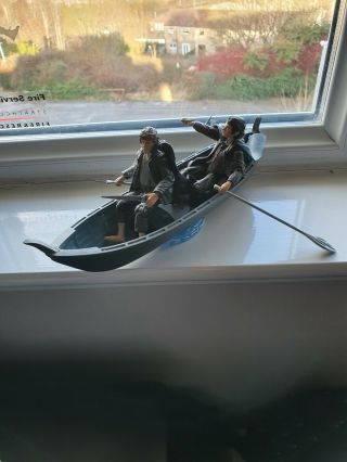 Lord Of The Rings Frodo & Sam In Elven Boat Figures