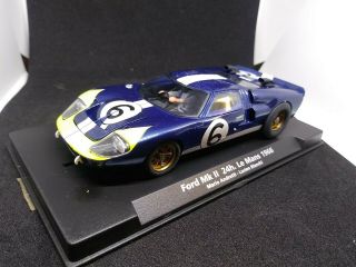 Fly A765 Ford Gt40 Le Mans 1966 1/32 Slot Car In Display Case