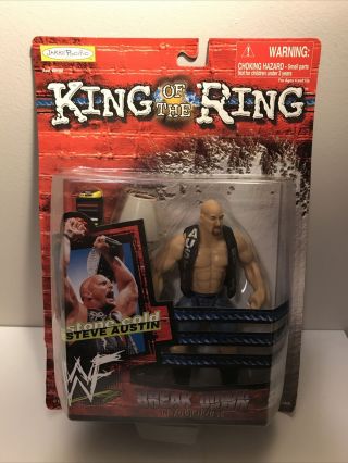 1999 Jakks Pacific Wwf Wwe - Stone Cold - King Of The Ring Wrestling Figure