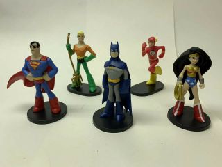 Justice League Of America Funko 5 Figure Set (superman,  Batman,  Wonder Woman)