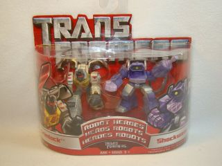 Transformers Robot Heroes G1 Series Grimlock & Shockwave Figure 2 - Pack 2006