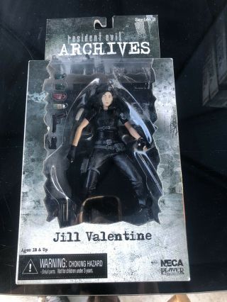 Neca Resident Evil Jill Valentine Archives Black Costume Never Opened But Dama