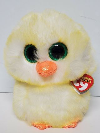 Ty Beanie Boos - Lemon Drop Easter Baby Chick (6 Inch) 2020 Nwt