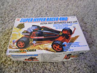 Vintage 1989 Bandai Hyper Racer 4wd 3 Racer Minty Cool