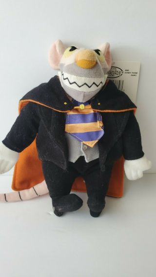 Disney Store The Great Mouse Detective Ratigan Bean Bag Plush Collector Owned