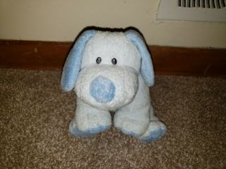Ty Pluffies 9 " Blue Plush 2006 Baby Whiffer Puppy Dog Rare