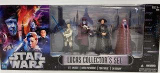Rare Star Wars George Lucas 4 Figure Collectors Set Baron Papanoida Zett Jukassa