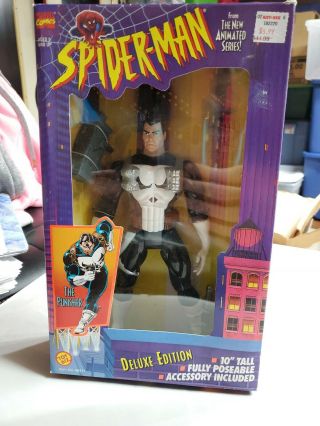 1995 Toy Biz Marvel Comics Spider - Man The Punisher 10 " Figure
