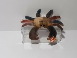 Claude The Crab Rare (retired) Ty Beanie Baby 9 - 3 - 96 - Condition/new