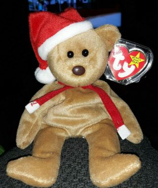 Ty 1997 Teddy Style 4200 Beanie Baby Bear 1996 - Tag Errors