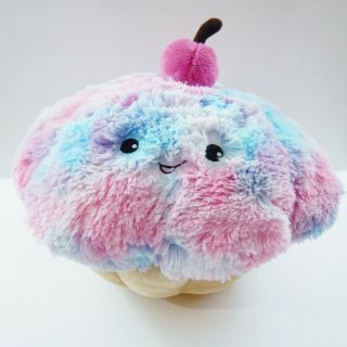 Snugglemi Squishable 15 " Cotton Candy Smiling Cupcake Comfort Food Plush Toy Htf