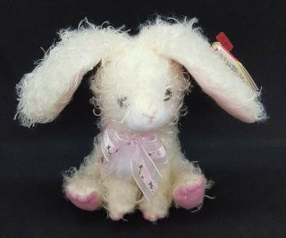 Ty 2005 Marshmallow The Rabbit Basket Beanie Baby - With Tags