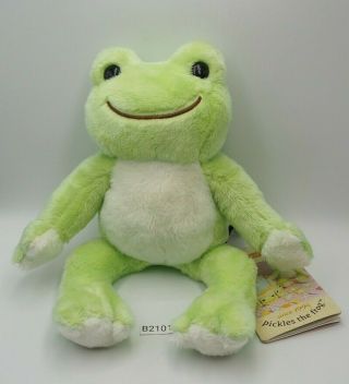 Pickles The Frog B2101 Green Beanie 10 " Nakajima Plush Stuffed Toy Doll Japan