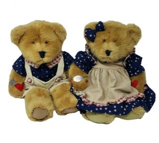 Russ Berrie Franklin & Amelia Teddy Bears Rufus Diabetes Stuffed Animal Plush
