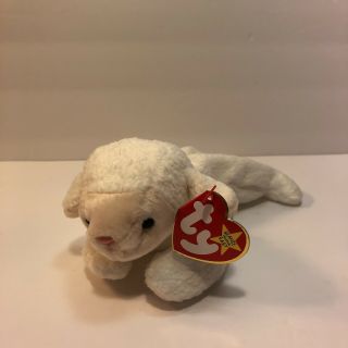 Ty Beanie Baby Fleece The Lamb With Tag Retired 1996