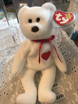 Valentino Ty Beanie Baby Brown Nose,  Multiple Errors,  Extremely Rare.