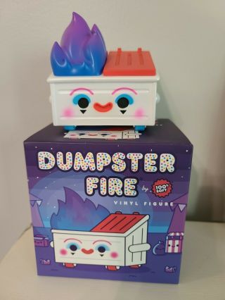 Dumpster Fire - Dumpo The Clown Vinyl Figure 100 Soft Limited Edition In Hand