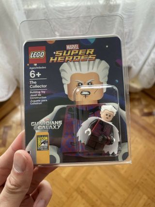 Sdcc 2014 Exclusive Lego Minifigure Marvel Heroes The Collector