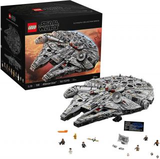 Lego Ucs Star Wars Millennium Falcon 75192 Brown Box Never Opened
