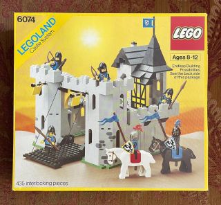 Vintage Lego Castle: Black Falcon’s Fortress (6074) 1986 Nib