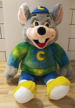Chuck E Cheese Kid’s Stuff Tie Dye 12 " Plush Stuffed Animal 2002 Charm Co