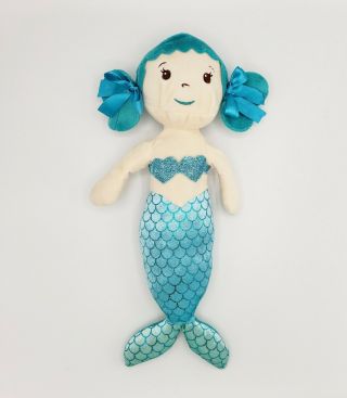 Dan Dee Collectors Choice Blue Mermaid Plush Doll 14”
