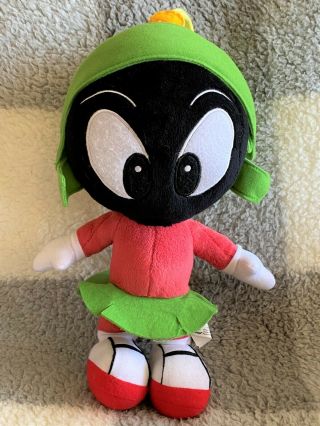 Baby Looney Tunes Six Flags 14 " Plush Stuffed Marvin The Martian