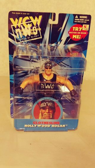 Vintage 1998 Wcw Nwo Hulk Hogan 5 Inch Wrestling Action Figure In Package