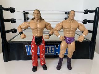 Wwe Shawn Michaels & Triple H Dx Wrestling Figures Tag Team Bundle Rare Wwf Wcw