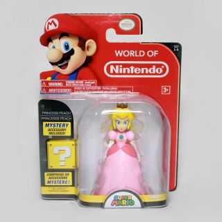 Princess Peach World Of Nintendo 4 " Figure - Mario - 2015 Jakks Pacific