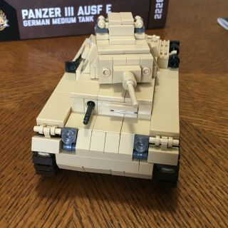 Brickmania® Panzer Iii Ausf.  E - German Medium Tank - Lego