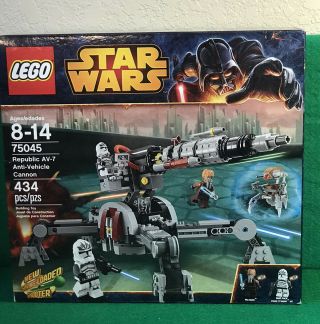 Lego 75045 Star Wars Republic Av - 7 Anti - Vehicle Cannon -