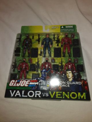 Gi Joe Valor Vs Venom Crimson Guard Force 6 Pack Nip Hasbro Firefly Xamot