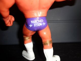 RARE VINTAGE WWF MACHO MAN RANDY SAVAGE HASBRO SERIES 3 ACTION FIGURE LOOSE WWE 3