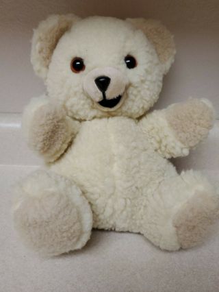 Vintage Russ Snuggles Fabric Softener Full Body Plush Bear Puppet Lovey 1986