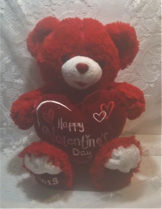 Dan Dee 19” Plush 2013 Teddy Bear Happy Valentine 