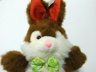 Kids Of America Bunny Rabbit Plush Stuffed Animal Brown Fuzzy Toy