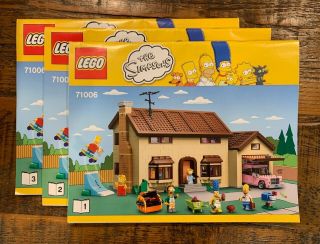 Lego The Simpsons House - 71006 - Garage And Car Only -