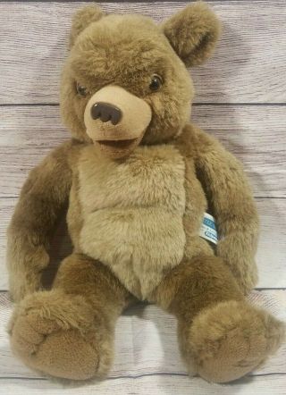 Kidpower Talks & Laughs Plush Little Bear Stuffed Toy Brown Maurice Sendak 16 "