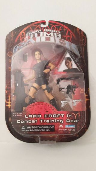Playmates Toys 2001 Tomb Raider Lara Croft In Combat Training Gear