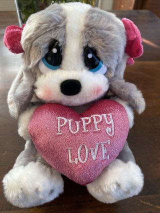 Vintage Sad Sam “honey” Plush Dog 9” Aurora Stuffed Toy Honey Puppy Love