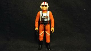 Star Wars Vintage Luke X - Wing Pilot Figure With Weapon Kenner 1978